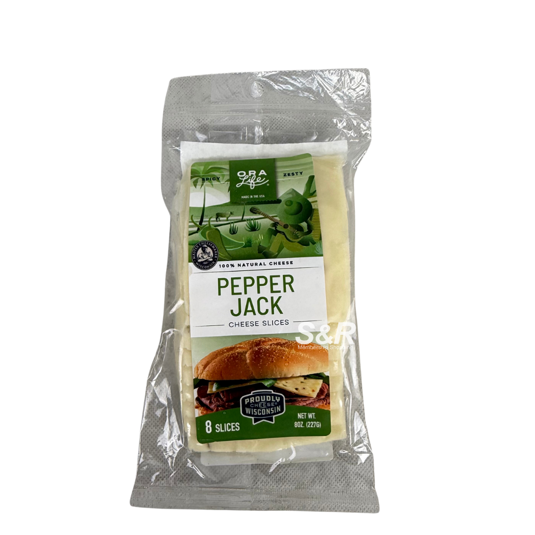 Oralife Pepper Jack Cheese Slices 227g Oralife Pepper Jack Cheese Slices 227g